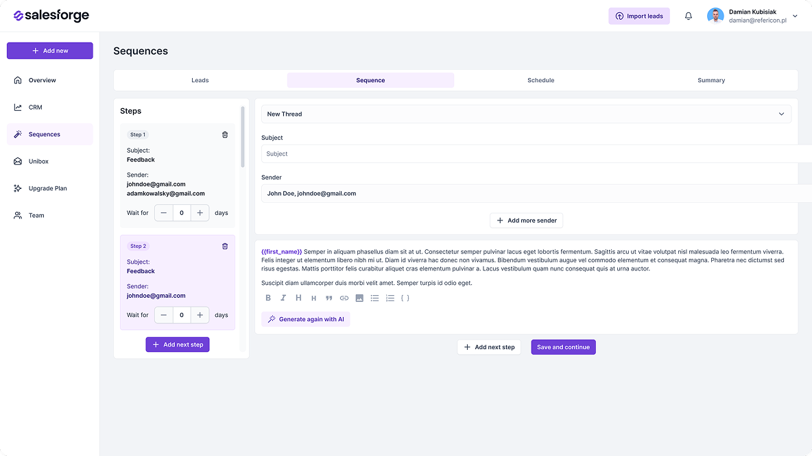 SalesForge – MVP - zdjęcie 4
